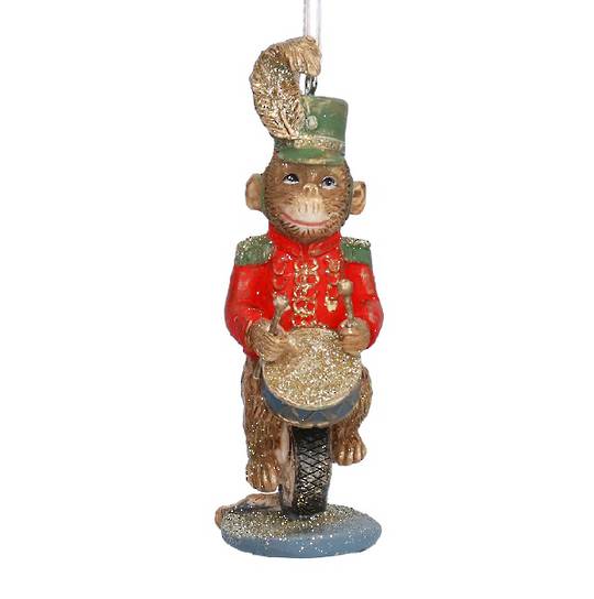 Resin Circus Monkey Drummer on Unicycle 9cm *ETA Nov